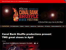 Tablet Screenshot of canalbankshuffle.com